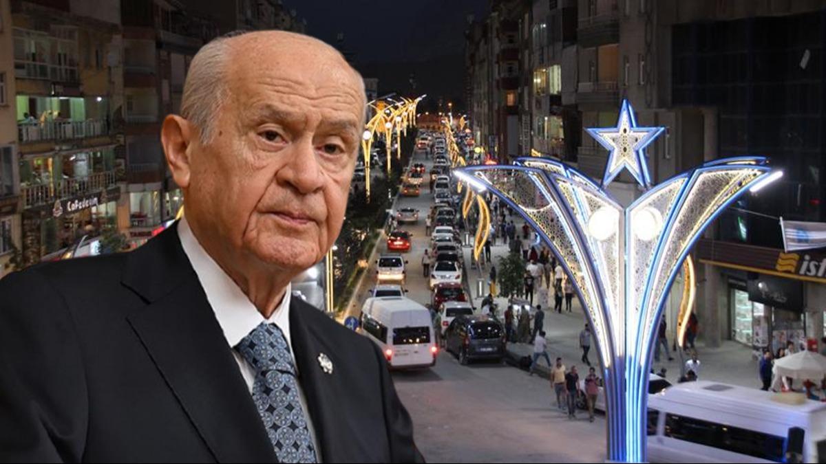 Hakkari Bulvar'nn yeni ad: Devlet Baheli Bulvar