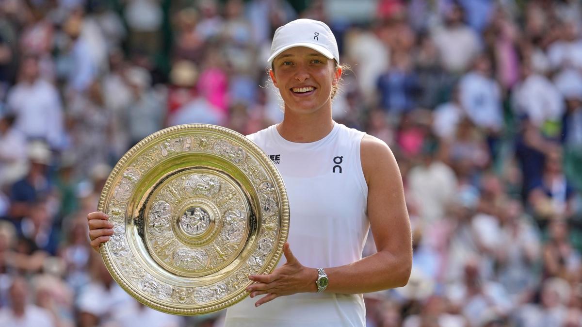 Wimbledon kadnlarda ampiyon Iga Swiatek
