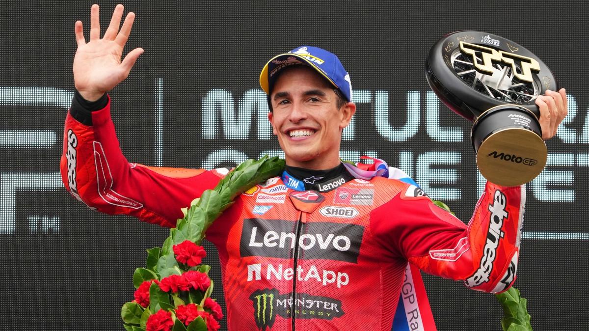 Almanya Grand Prix'sinde zafer Marc Marquez'in