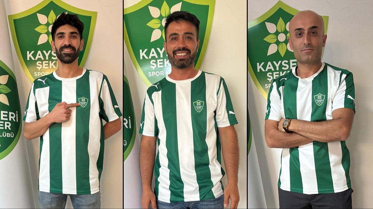 Kayseri ekerspor'da 3 imza birden