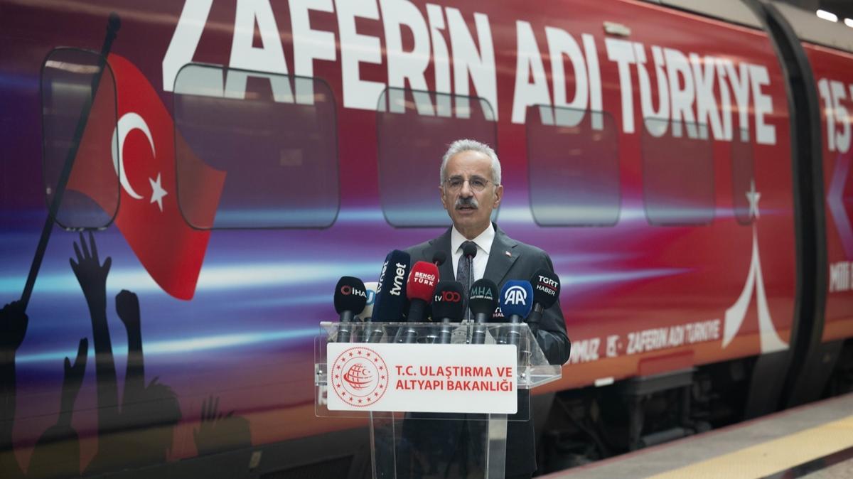 15 Temmuz treni bir kez daha yola kt!  Uralolu: Millet iradesini tayacak