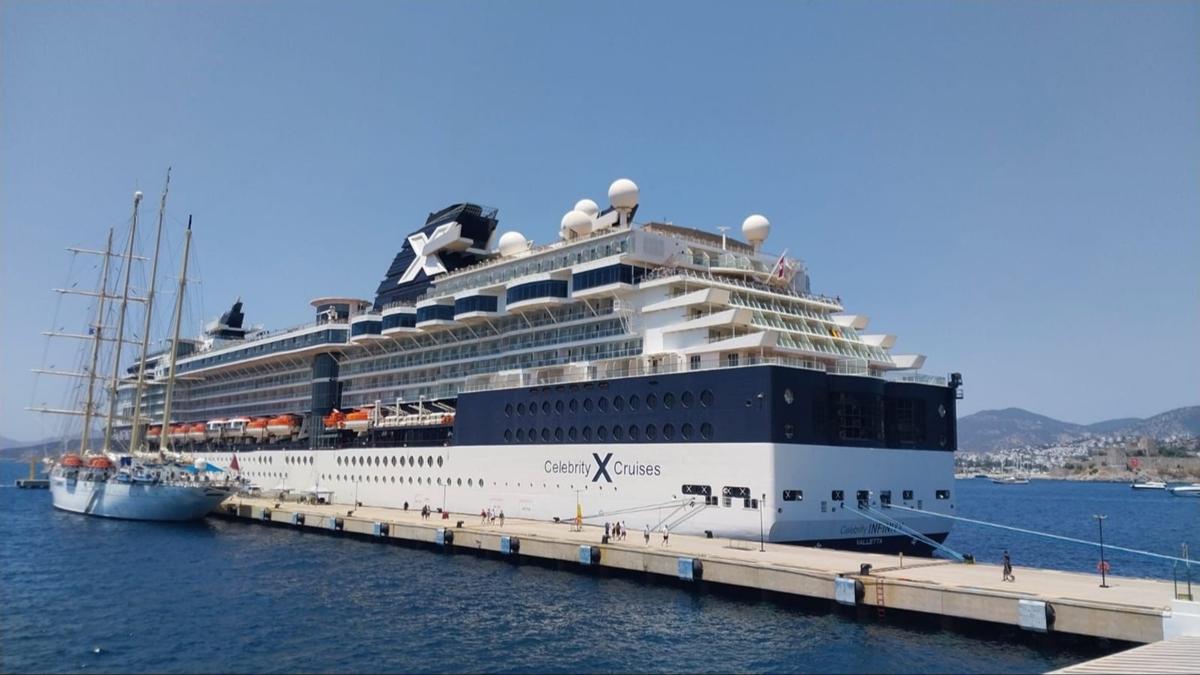 Bodrum'a kruvaziyerle turist akn! 