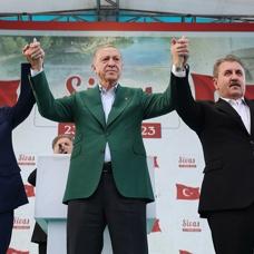 Erdoğan-Bahçeli-Desteci görüştü