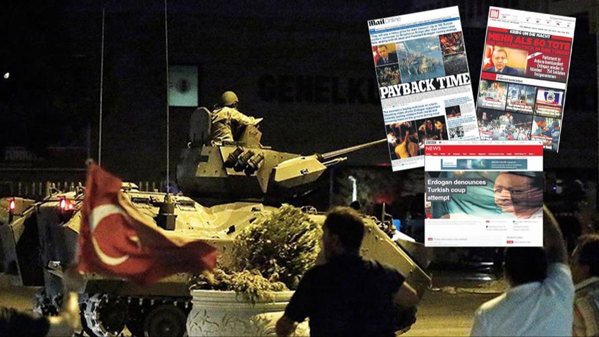 Trkiye'ye kar ihanet yaynlar! Darbecilerden yana tavr aldlar