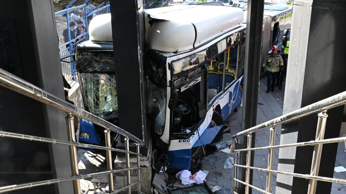 Ankara'da EGO otobs kaza yapt: ok sayda yaral var