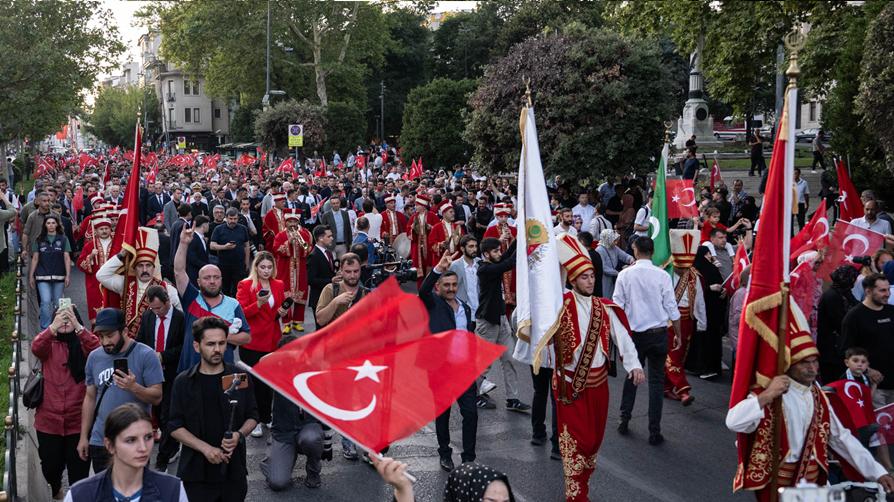 İstanbul'da 15 Temmuz mesajı