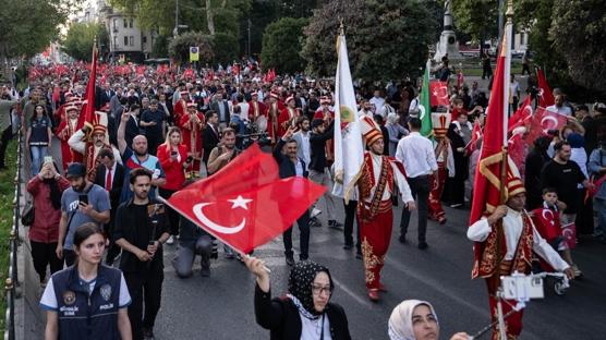 İstanbul'da 15 Temmuz mesajı