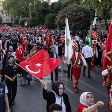 İstanbul'da 15 Temmuz mesajı