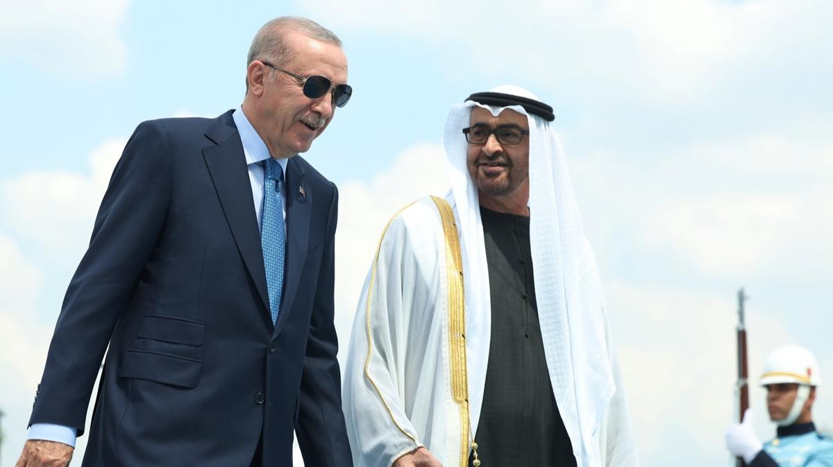 Cumhurbakan Erdoan, BAE Devlet Bakan onuruna resmi akam yemei verdi