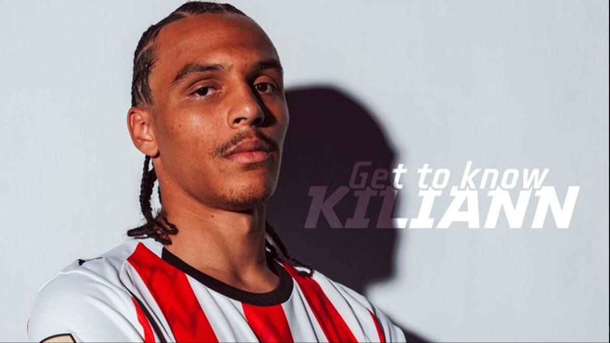 PSV'nin yeni sa beki Kiliann Sildillia