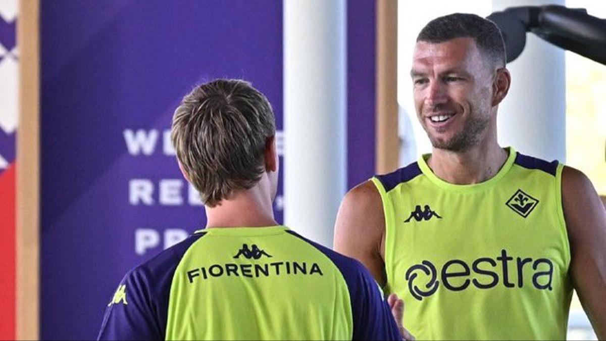 Stefano Pioli'den Edin Dzeko'ya vg
