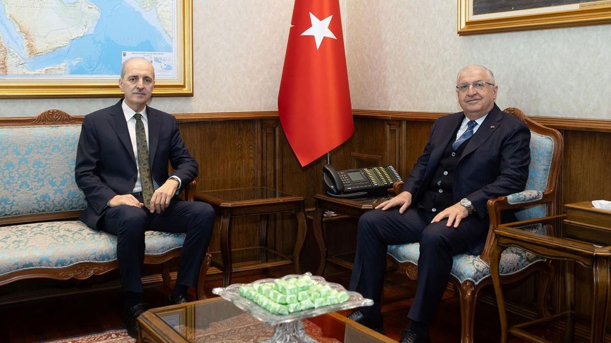 TBMM Bakan Kurtulmu, Bakan Gler ve kuvvet komutanlarn kabul edecek