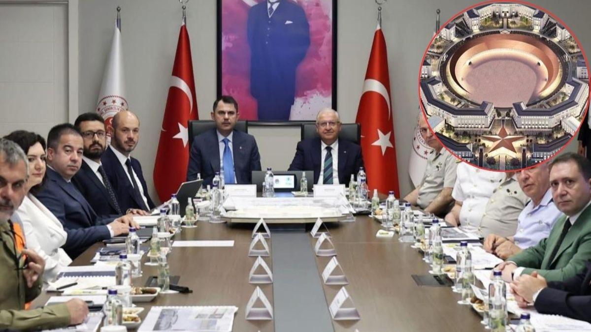 Trkiye'nin yeni savunma karargah Ay Yldz! Bakan Gler ile Kurum almalar inceledi