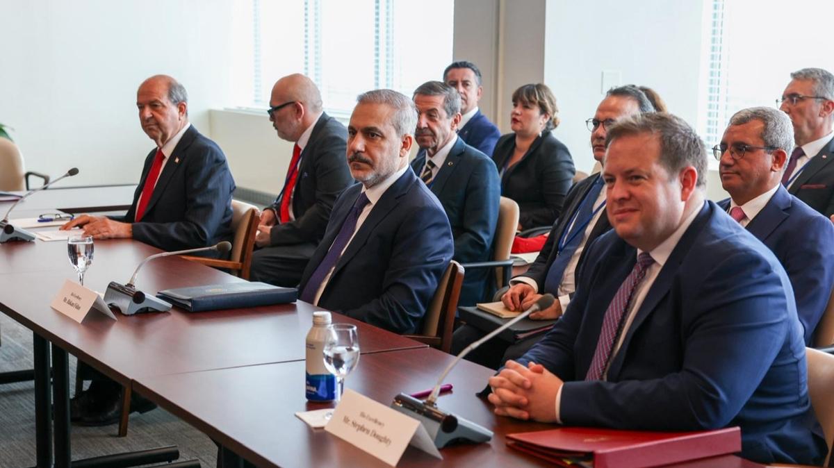 Bakan Fidan, BM ile Kbrs konulu toplantya katld