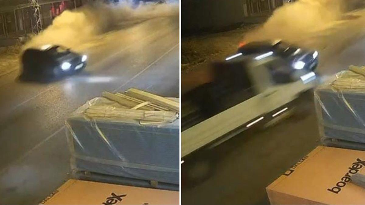 Hatay'da korkun kaza: Otomobil, kamyonetle kafa kafaya arpt