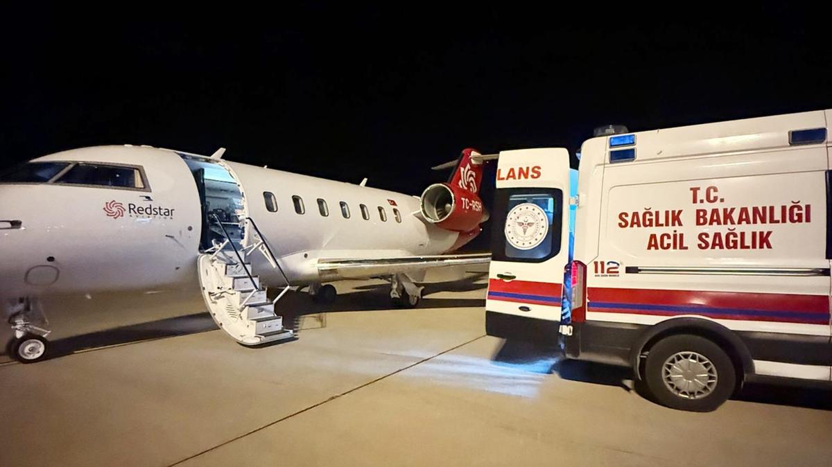 anlurfa'da 10 gnlk bebein imdadna ambulans uak yetiti 