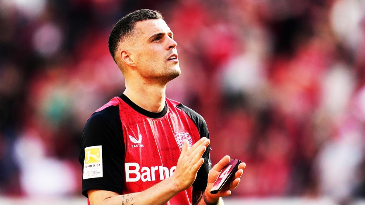 Fenerbahe'nin gndemindeydi! Granit Xhaka iin transfer aklamas