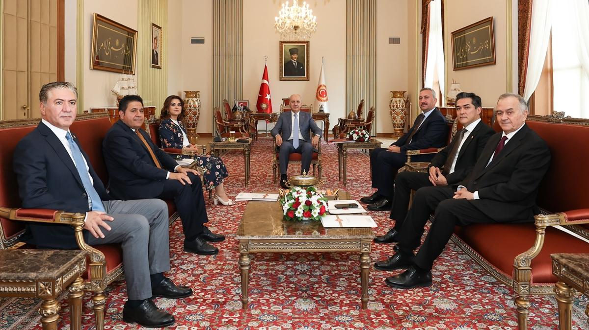Terrsz Trkiye dnemi: TBMM Bakan Kurtulmu liderler turuna kacak
