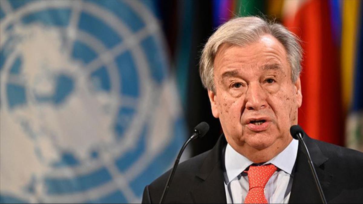 Guterres'ten Gazze k: Gazze'de alk son raddeye ulat