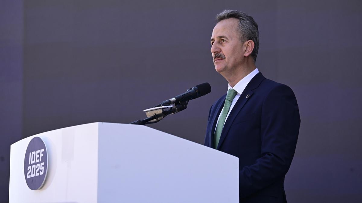 Savunma Sanayii Bakan Grgn: IDEF'i dnyann en byk ilk  savunma sanayisi fuarndan biri yapmay hedefliyoruz