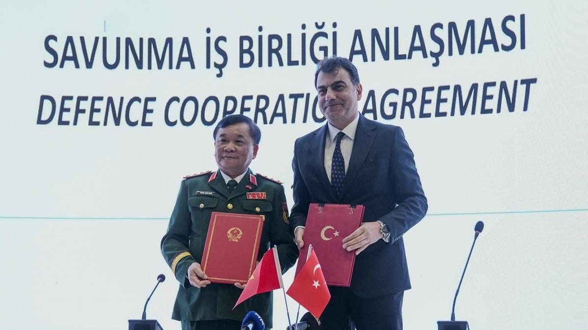 Trkiye ve Vietnam arasnda yeni dnem... Savunma i birlii protokol imzaland