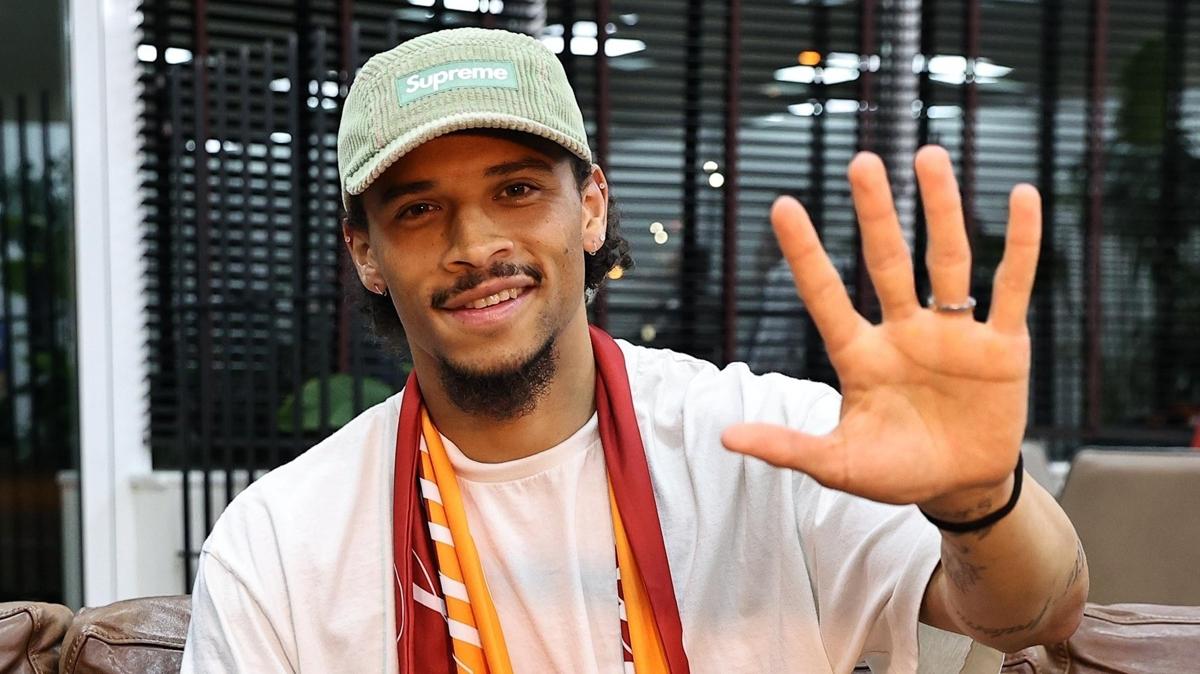 Galatasaray'n yeni yldz Leroy Sane, stanbul'da