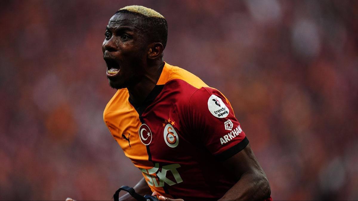 mza treni gsterili olacak! Galatasaray'da Victor Osimhen iin geri saym balad