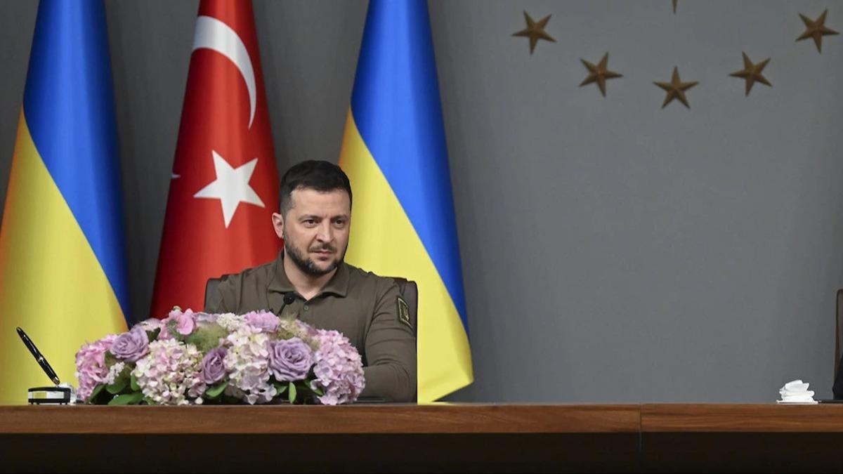  stanbul'da bar umudu! Zelenski: Amacmz, atekes zerinde almak