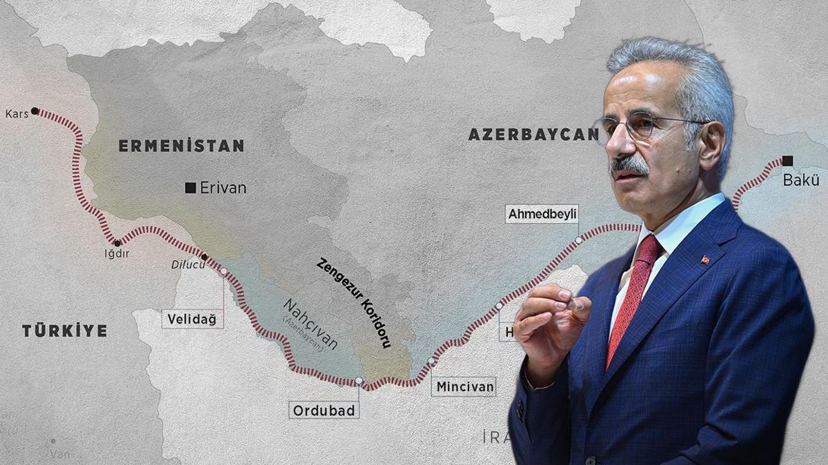 Bakan Uralolu'ndan Zengezur Koridoru mesaj: Trk dnyasna kestirme yol alacak!