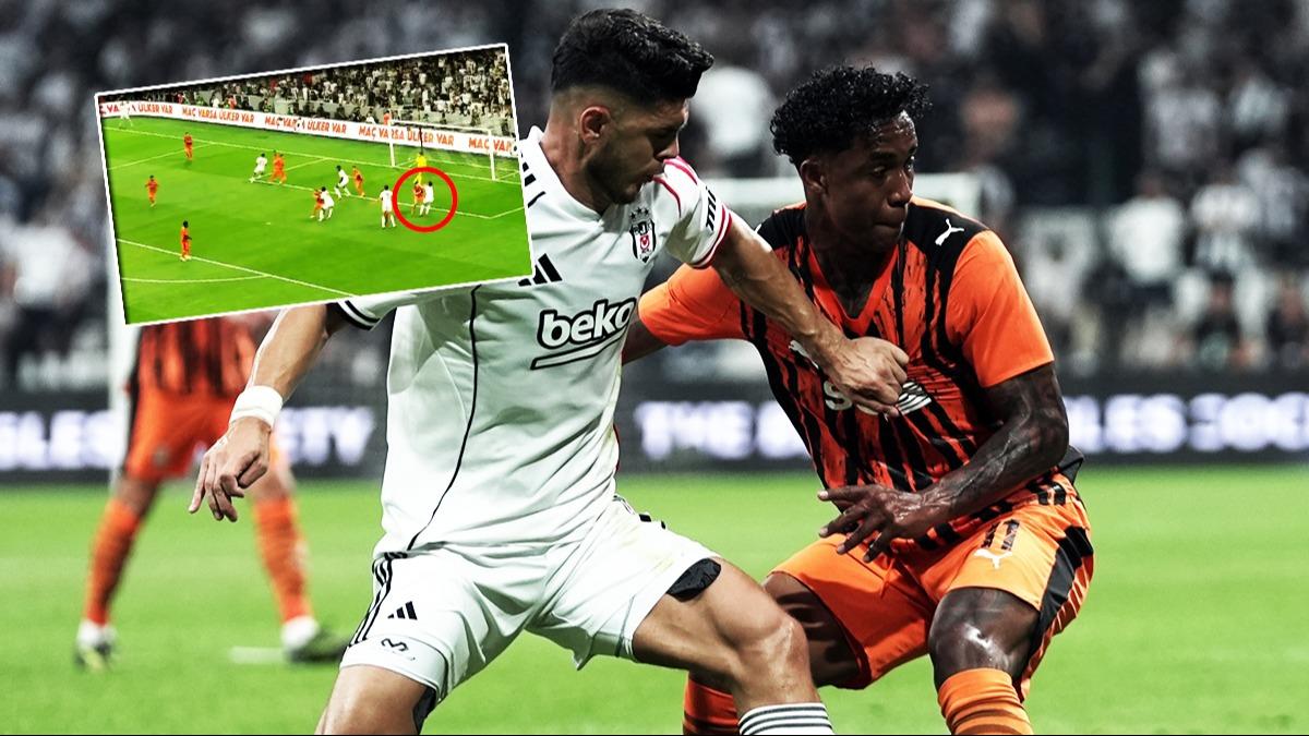 Beikta penalt bekledi, hakem ''devam'' dedi! Tartmal karar