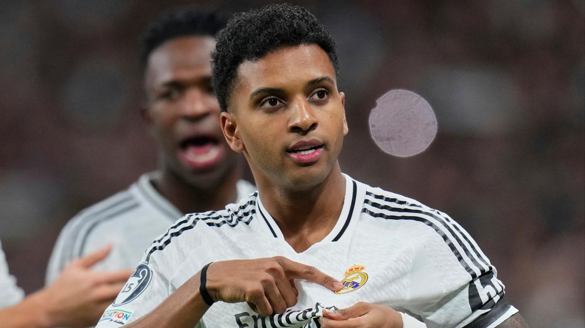 Real Madrid ile Liverpool Rodrygo iin masada