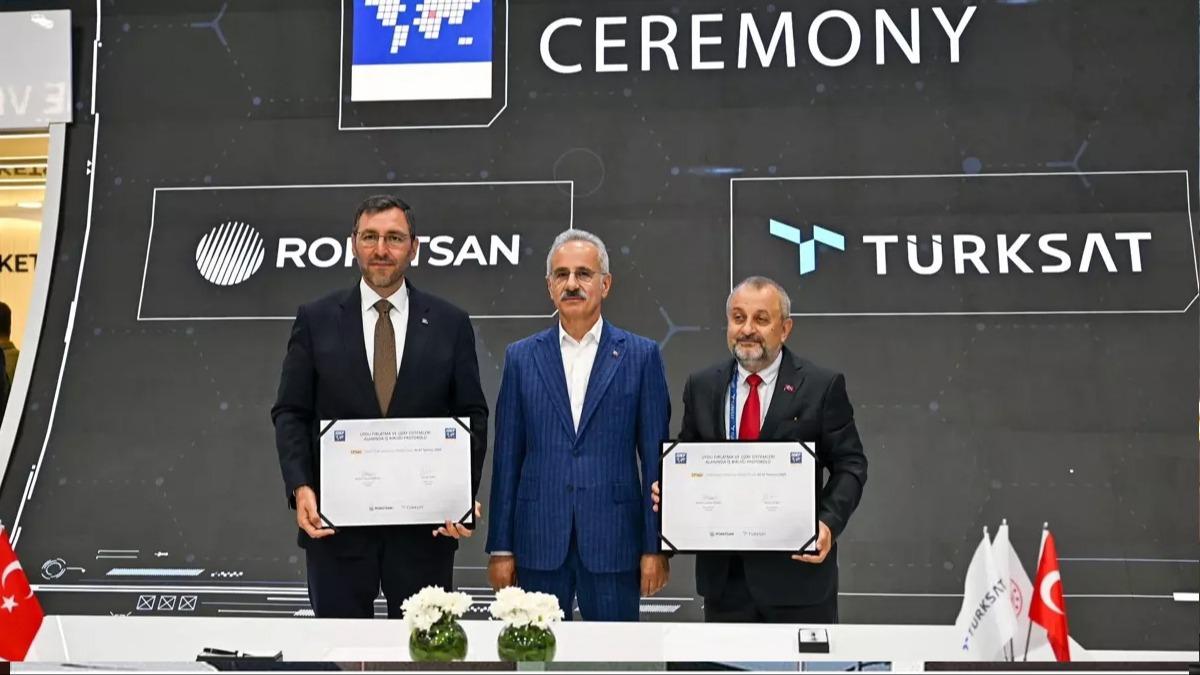Roketsan ve Trksat arasnda ibirlii 