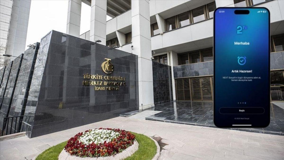 TCMB, yerli uygulama NEXT Sosyal'de yerini ald