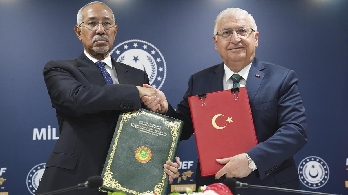 Trkiye ile Moritanya'dan askeri anlama! mzalar atld 