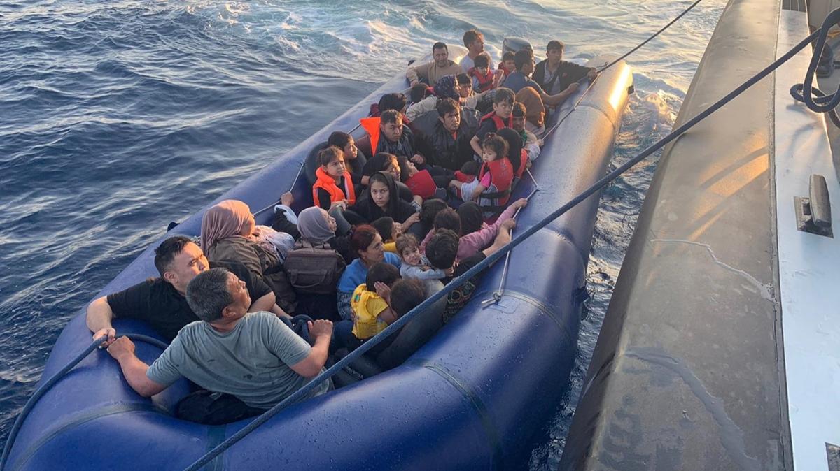 Aralarnda ocuklar da var: 38 gmen yakaland 