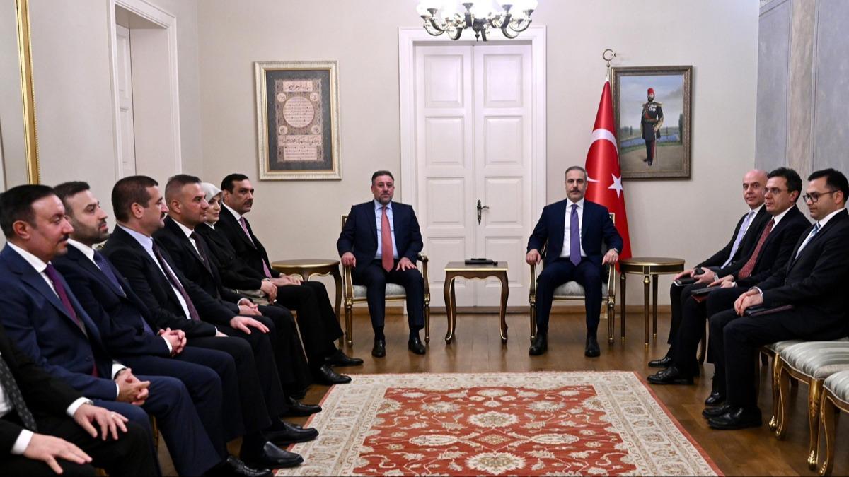 Bakan Fidan, Irak Egemenlik Partisi lideri Haner'i kabul etti