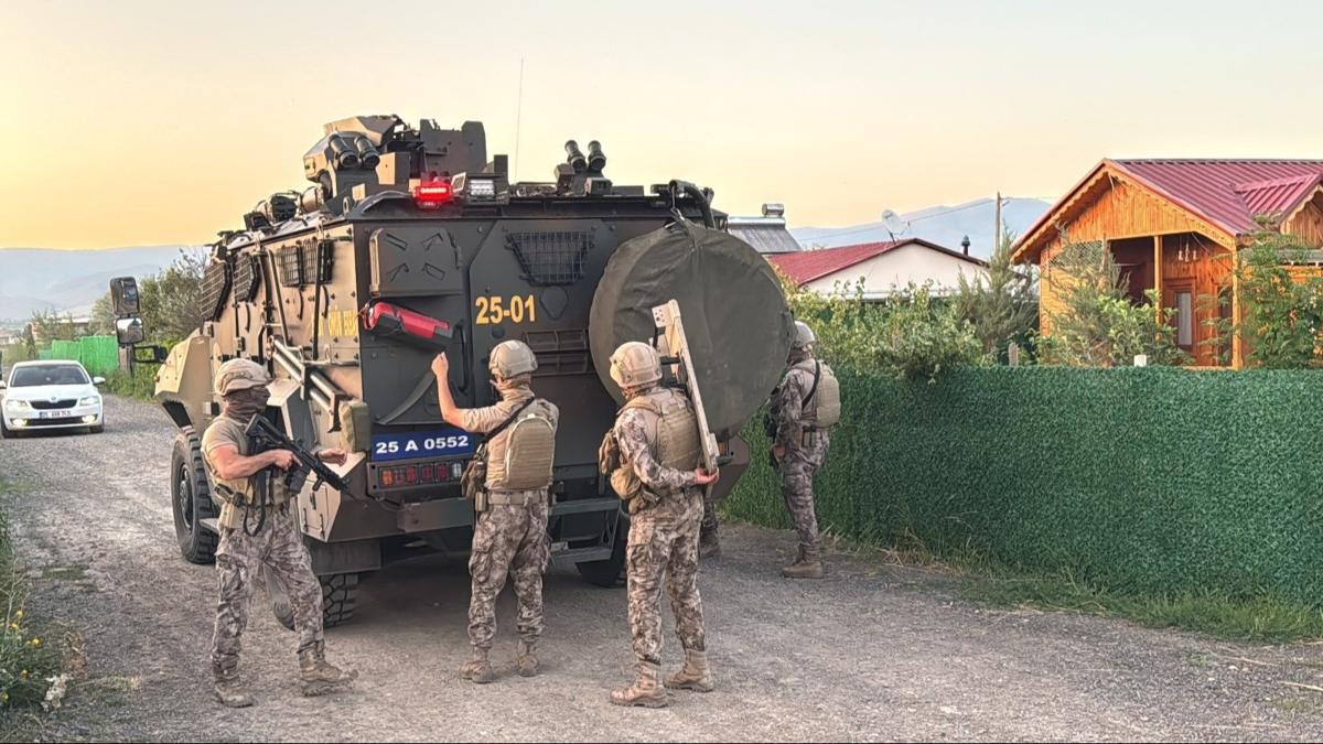 Erzurum'da film gibi operasyon: Cinayet zanls ve 2 pheli tutukland