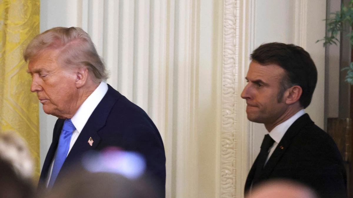 Filistin karar fkelendirdi! Trump: Macron iyi bir adam ama...