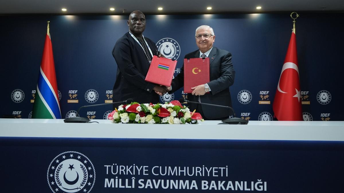 stanbul'da savunma diplomasisi hz kesmiyor: Trkiye, Gambiya ile protokol imzalad