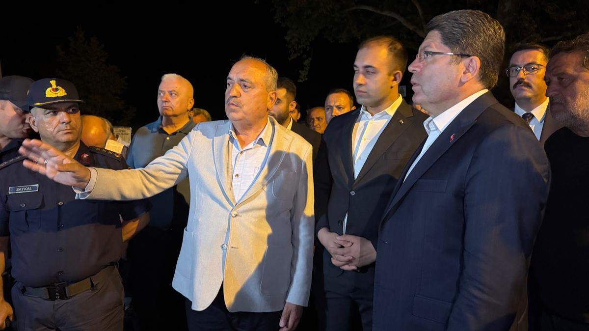 Bakan Tun'tan yangnlara ilikin aklama: Son 15 gnde kan yangnlarla ilgili 17 kii tutukland