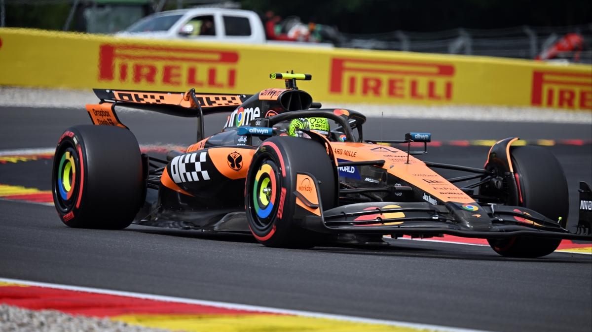 Belika'da pole pozisyonu Lando Norris'in