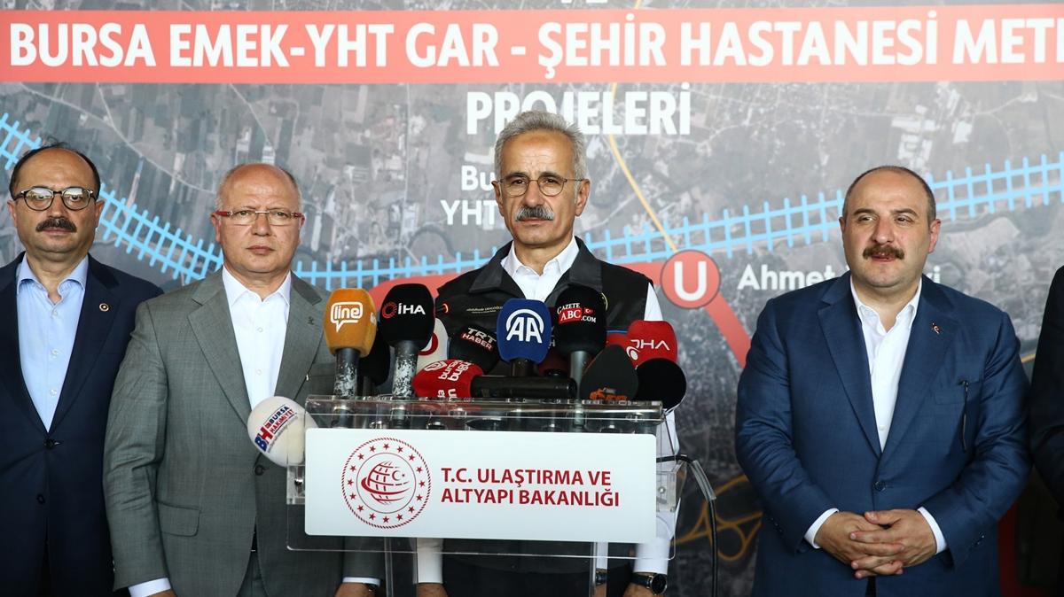 Bir ilimiz daha hzl trene kavuuyor: Bakan Uralolu tarih verdi