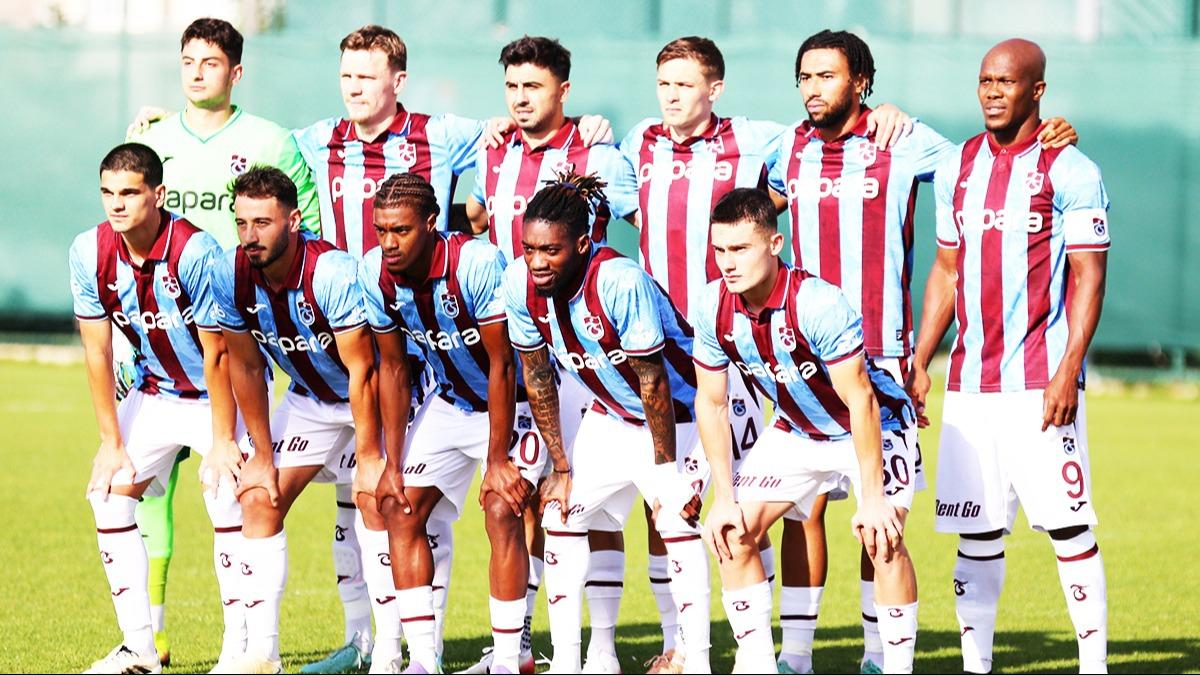 Trabzonspor, hazrlk manda mraniyespor'u 3-1 malup etti