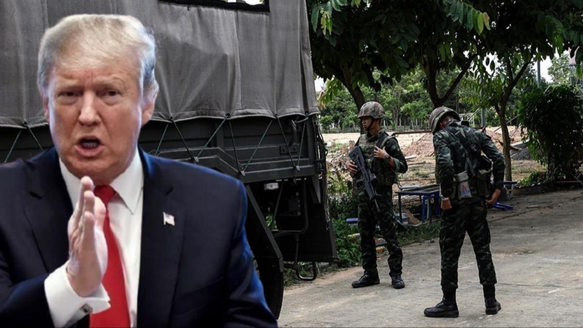 Trump'tan Kamboya ve Tayland mesaj: Taraflar atekes istiyor