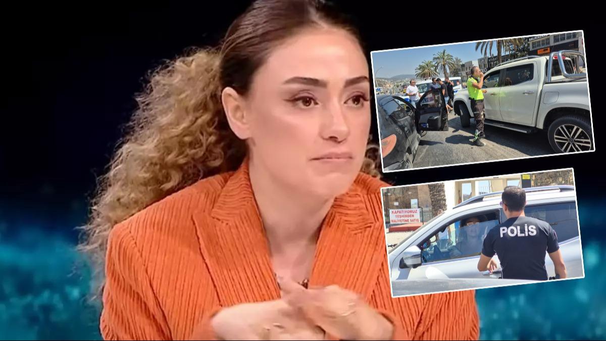 Dilan tak'tan skandal hareket: Aracn polisin zerine srd gzaltna alnd