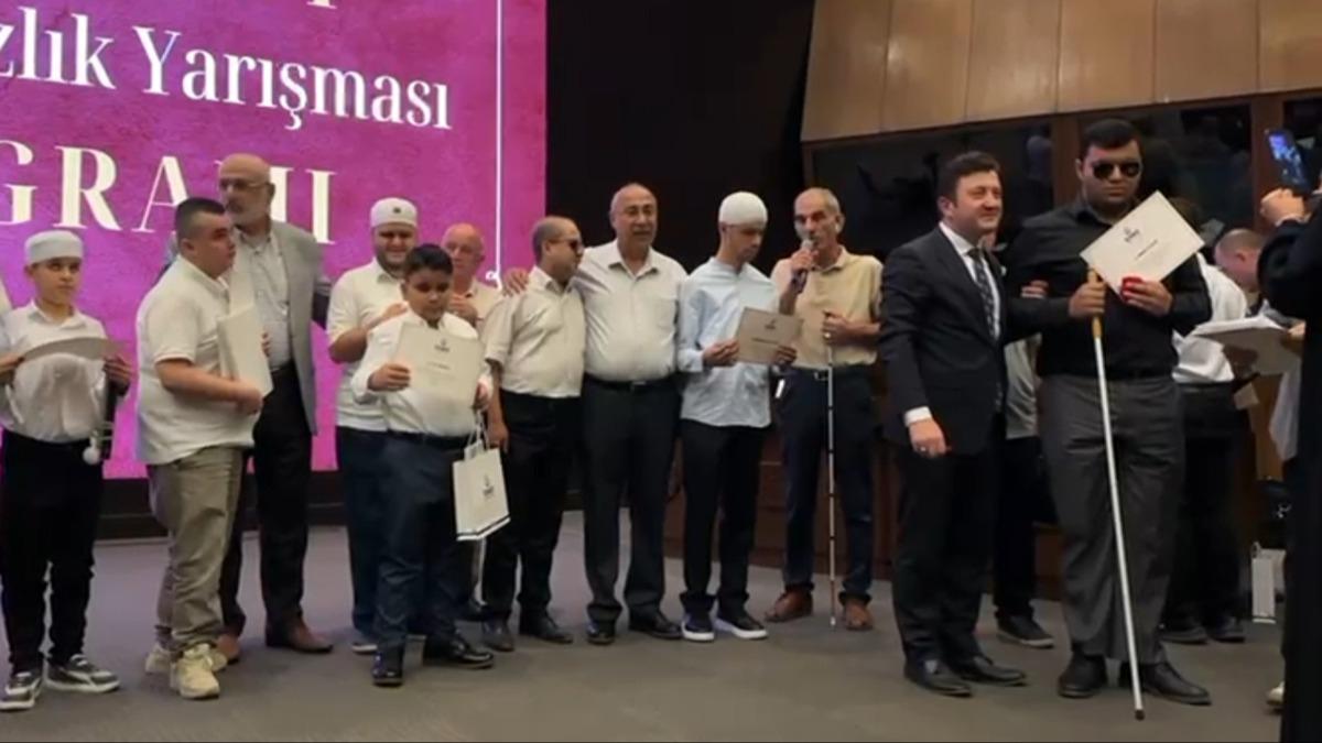 Grme Engelliler Aras Hafzlk ve Kur'an- Kerim'i Gzel Okuma Trkiye Finali Ankara'da Gerekletirildi