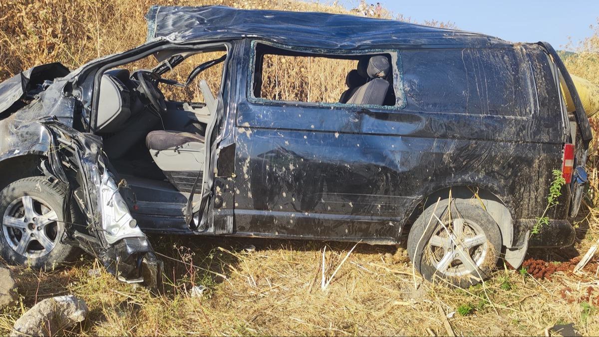 Krklareli'nde panelvann devrilmesi sonucu 1 kii ld, 6 kii yaraland