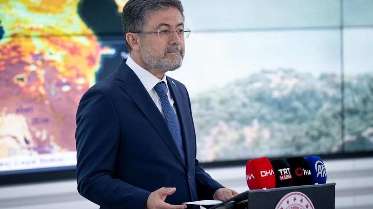 Bakan Yumakl: 5 yangn tamamen kontrol altnda