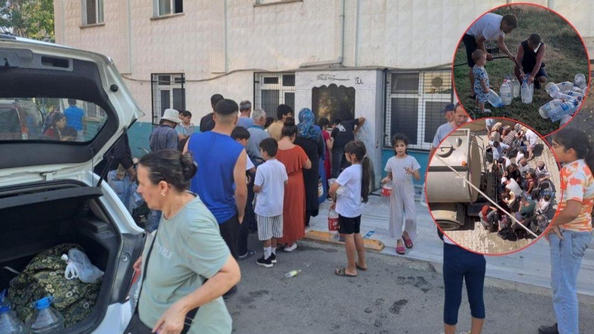CHP'li belediyelere susuzluk isyan! Vatandalar haftalardr bidonla su peinde