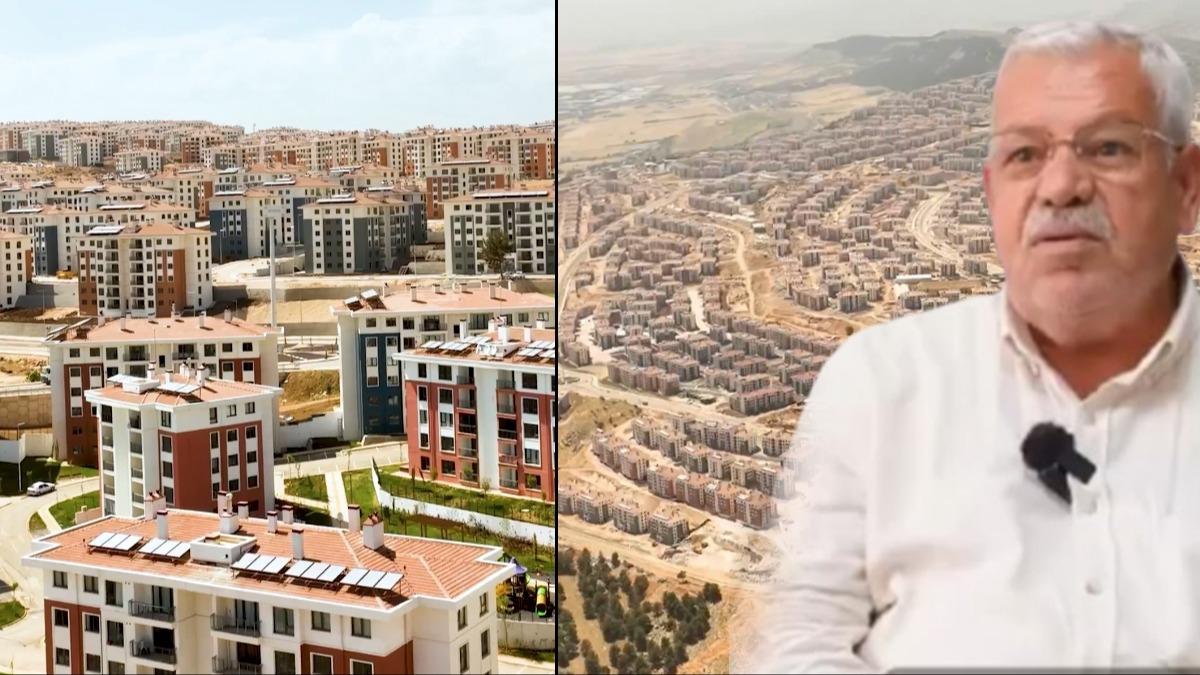 Grntleri Bakan Kurum paylat! Asrn felaketinin yaralar sarlyor: leri saray gibi gzel